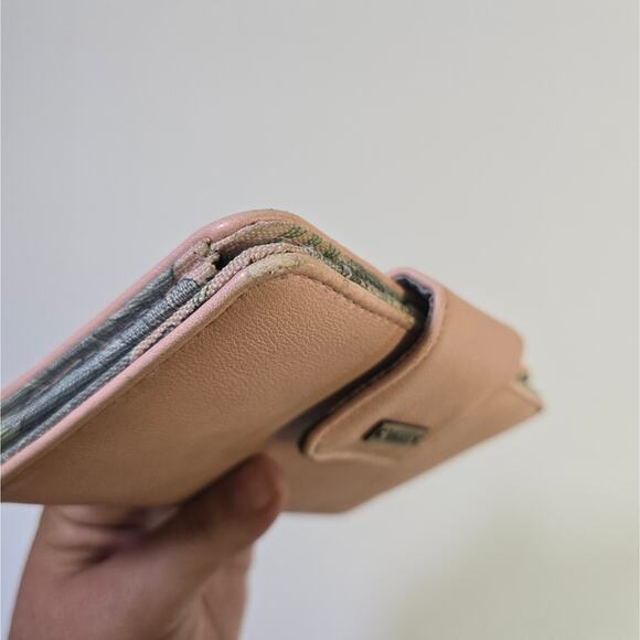 Vans Pink Tropical Themed Bi-fold Wallet with Tons of Pockets - Picture 13 of 16